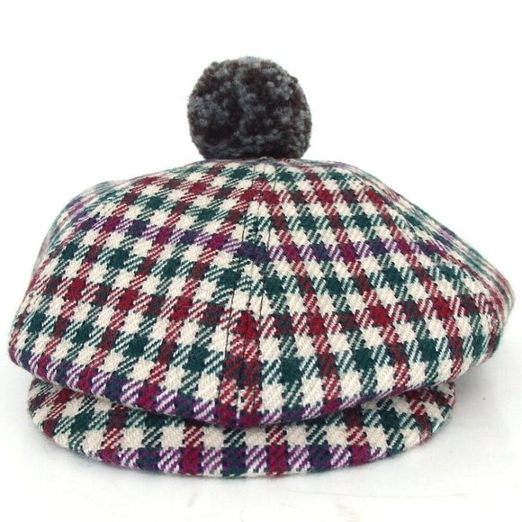 Authentic BURBERRY Casquette Hunting M hat wool - Picture 2 of 10